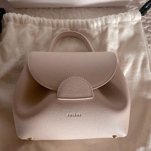 Polene Numero Un Nano nude leather